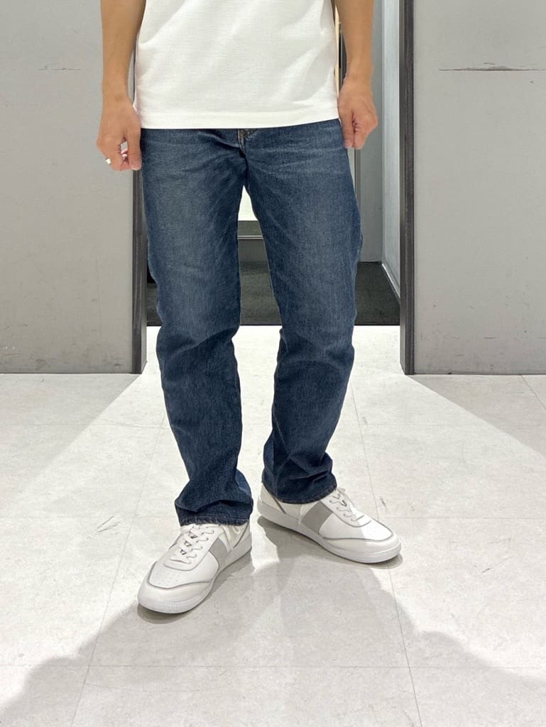 わいずみさんの「TAKEO KIKUCHI｜【抗菌防臭／9色5サイズ展開】ハニカムメランジ ポロシャツ」を使ったコーディネート
