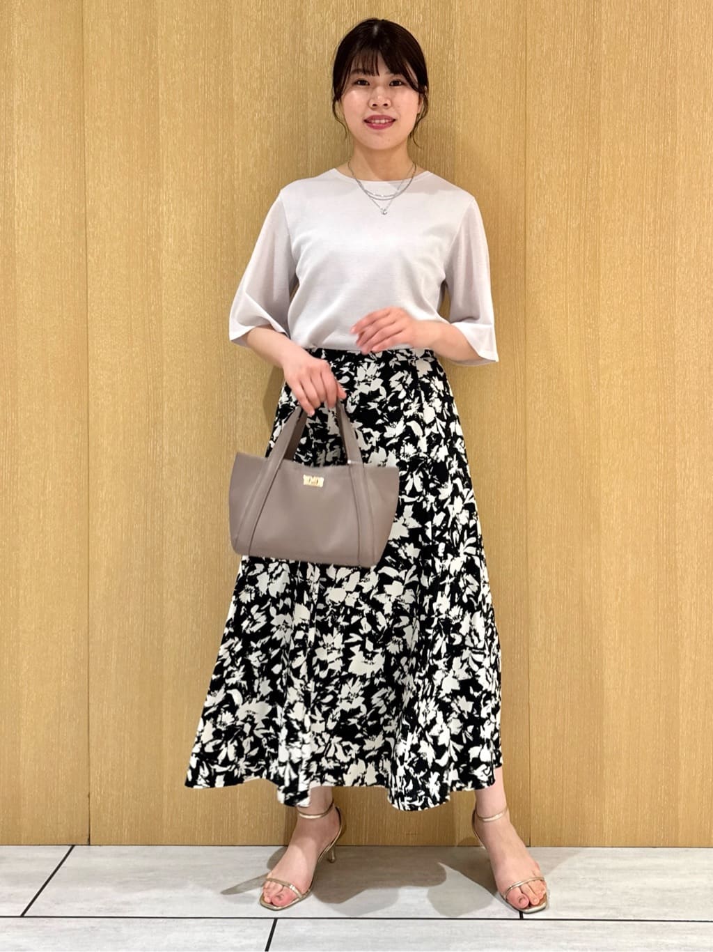 nanaさんの「UNTITLED｜【ステンレス】レイヤードチェーンネックレス」を使ったコーディネート