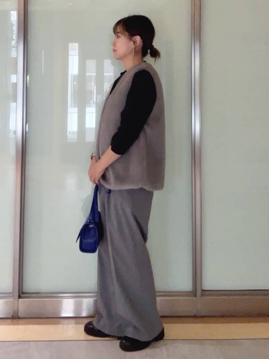 mayutaさんの「INDIVI｜ミンク調フェイクファージレ」を使ったコーディネート