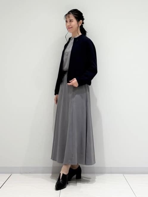 kayoさんの「INDIVI｜【洗える／UVケア／吸汗速乾】ジョーゼットライトブルゾン」を使ったコーディネート