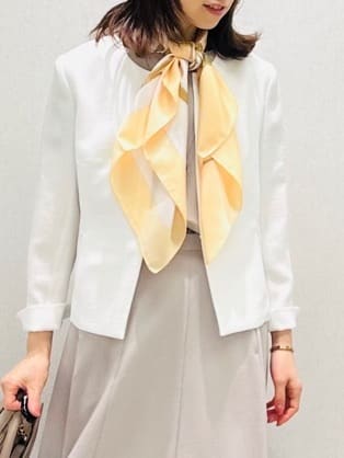 Miwaさんの「UNTITLED｜フープトップネックレス」を使ったコーディネート