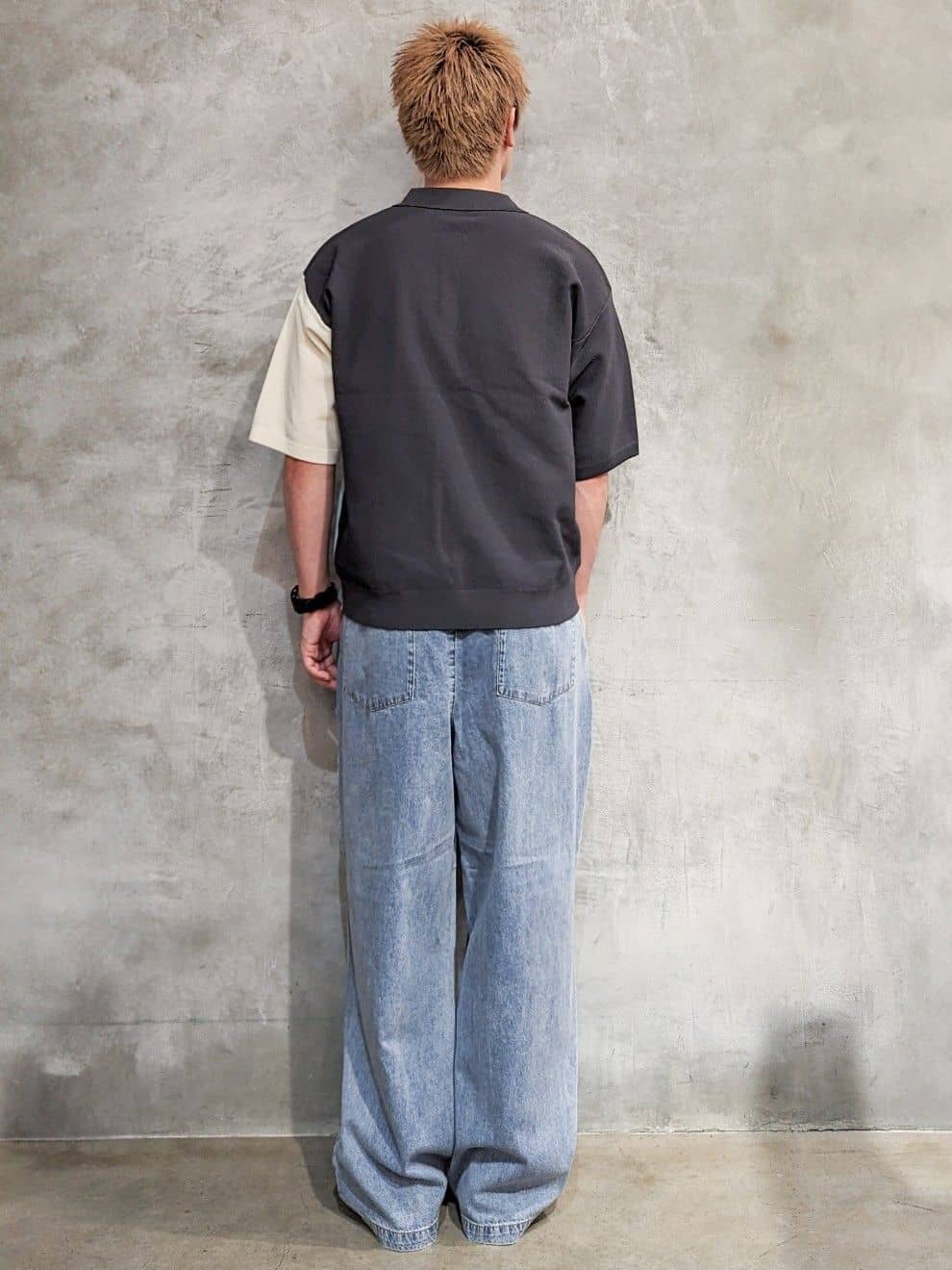 daiさんの「THE SHOP TK｜ツータックワイドデニムパンツ」を使ったコーディネート