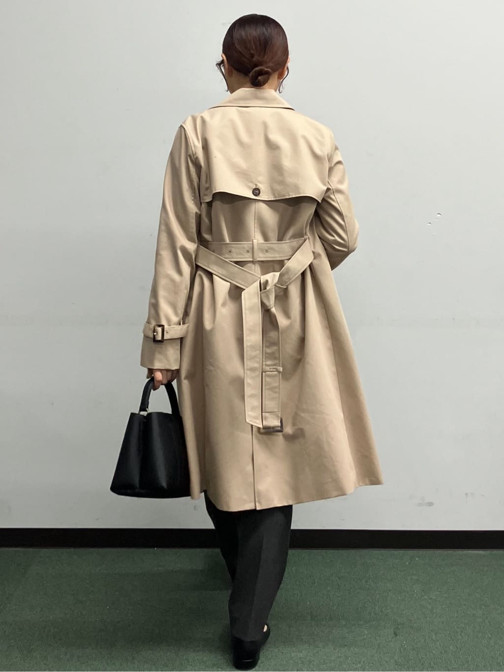 MAYUKIさんの「index｜撥水トレンチコート【洗濯機OK／花粉対応】《XS～3L》」を使ったコーディネート