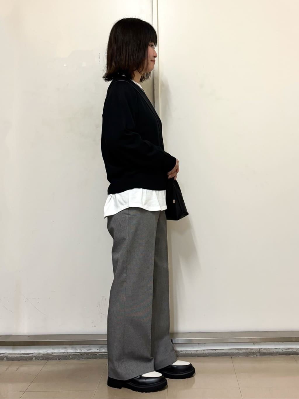 やまさんの「OPAQUE.CLIP｜ボリュームソールコインローファーシューズ」を使ったコーディネート