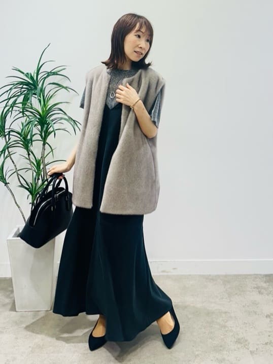 Miwaさんの「UNTITLED｜【洗える】ラメシアーTシャツ」を使ったコーディネート