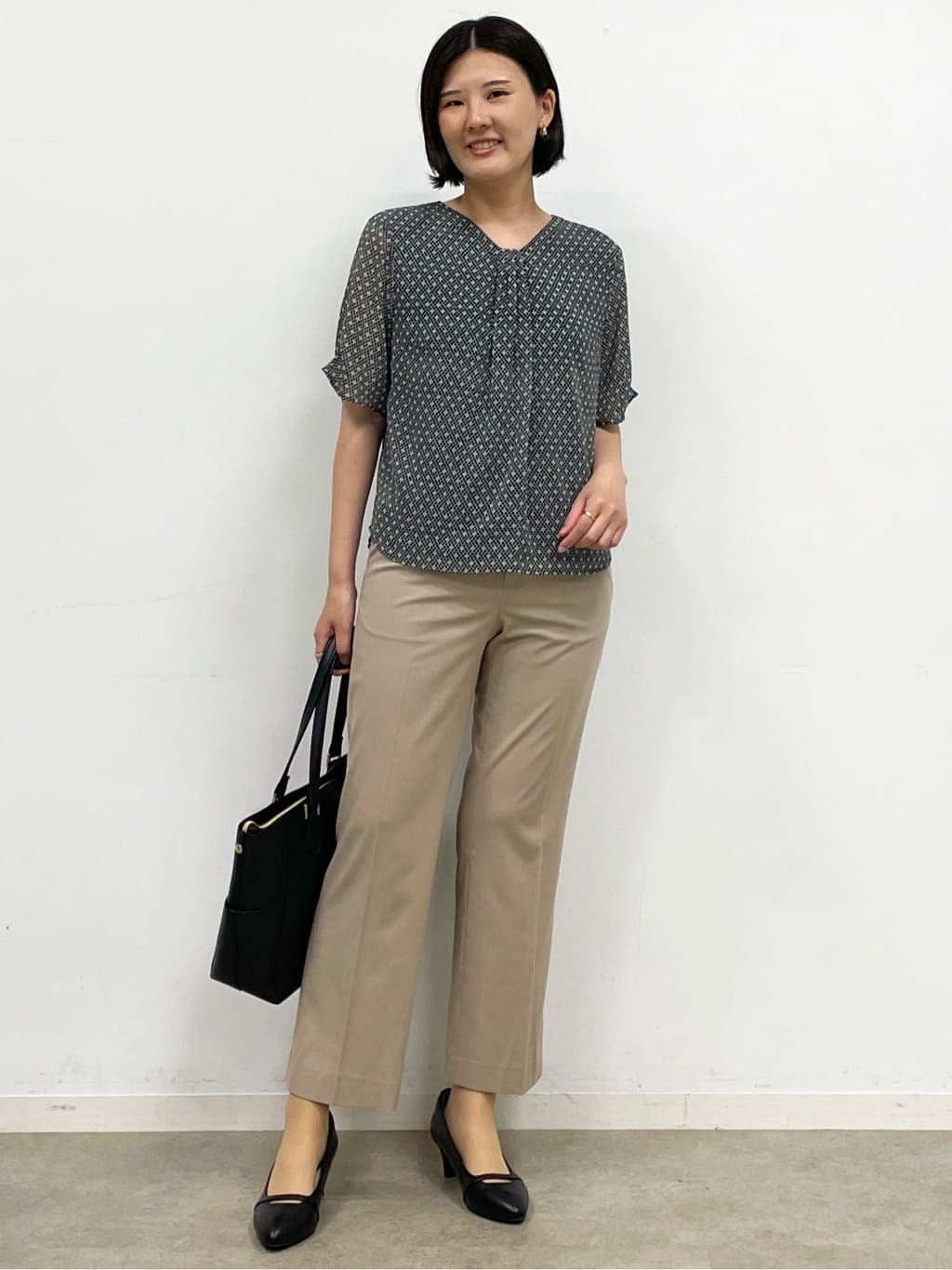 あやたかさんの「Reflect｜【洗える／セットアップ可】ノーカラージャケット」を使ったコーディネート