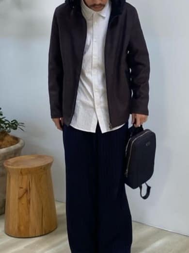 石井友也さんの「TAKEO KIKUCHI｜【Made in JAPAN】播州織 ドビー千鳥シャツ」を使ったコーディネート