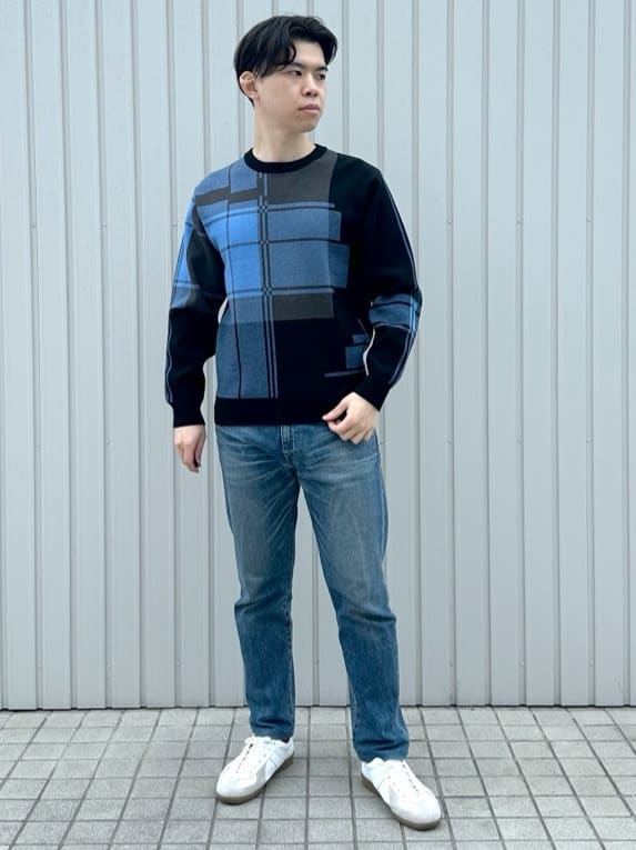 イッシーさんの「TAKEO KIKUCHI｜【袖取り外し可】デタッチャブル ダウンブルゾン」を使ったコーディネート