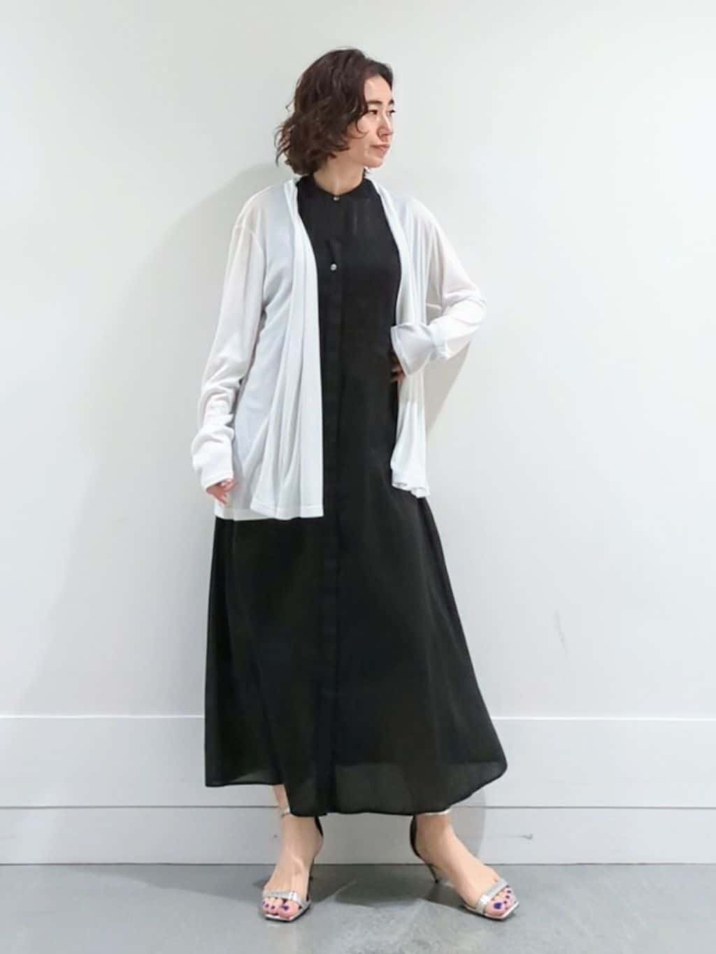 ミズタさんの「UNTITLED｜◆【接触冷感/UV機能/遮熱】ジャージカーディガン」を使ったコーディネート