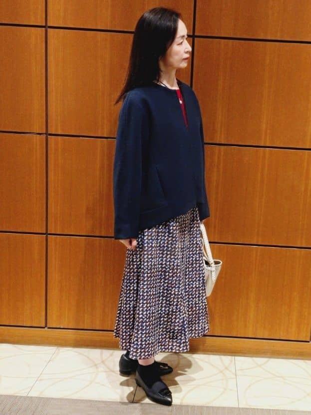 Kさんの「Reflect｜【ゆったりシルエット】ジャージメルトンコクーンジャケット」を使ったコーディネート