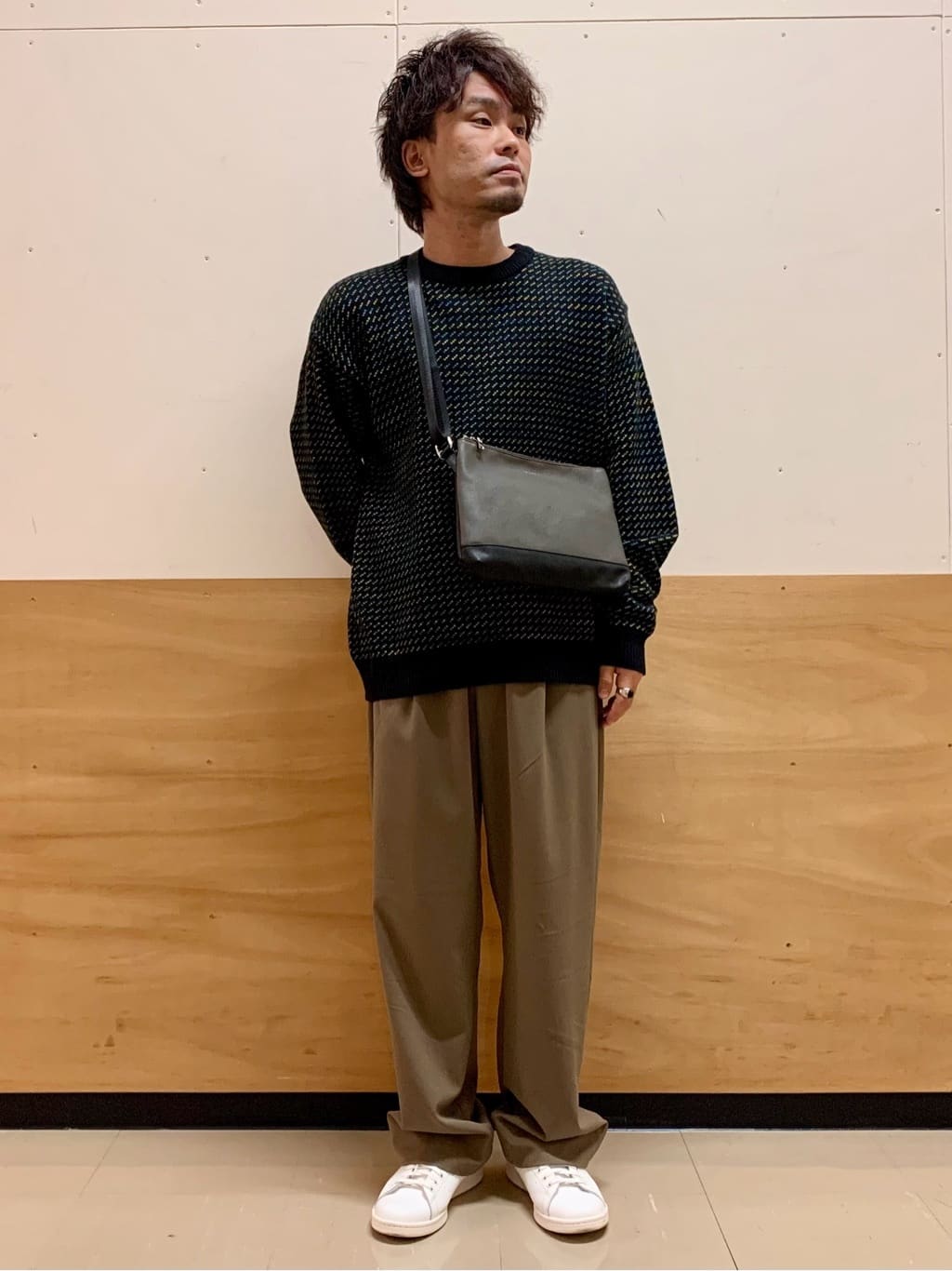 MATUさんの「THE SHOP TK｜バーズアイグラデーションニット 洗濯機OK／ユニセックスでおすすめ！」を使ったコーディネート