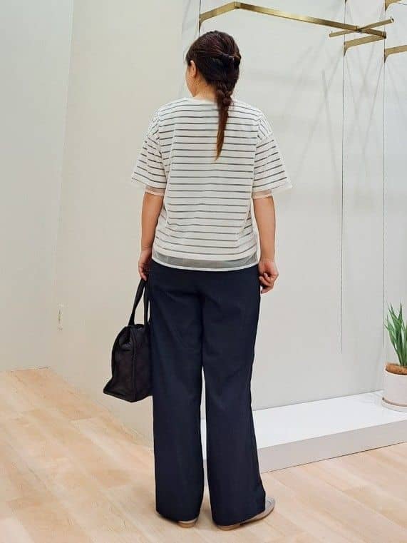 ふるさんの「grove｜ラフだけどおしゃれ　チュールレイヤードTシャツ」を使ったコーディネート