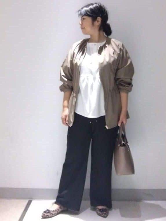sakoさんの「Reflect｜【パンツにもスカートにも合わせやすい◎】ライティブルゾン」を使ったコーディネート