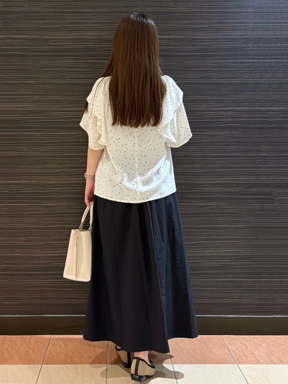 かなさんの「OPAQUE.CLIP｜【抗菌防臭加工】ニットフラットパンプス」を使ったコーディネート