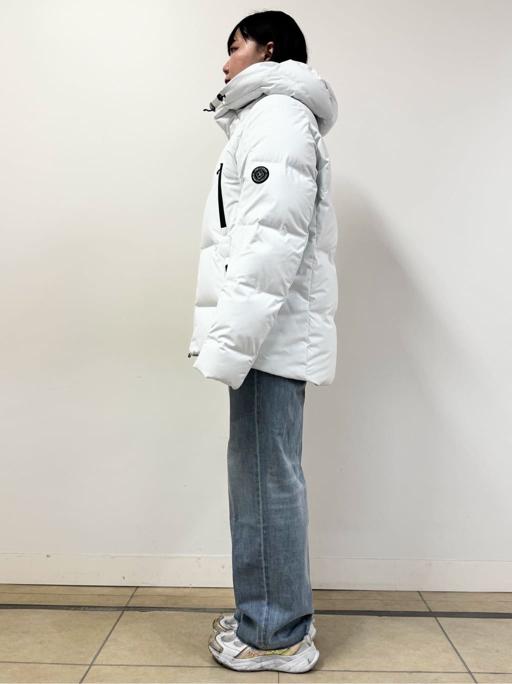 なかもとあきさんの「DRESSTERIOR｜【700フィルパワー/高品質ダウン】ホワイトグース ホットメルトダウンMark2」を使ったコーディネート