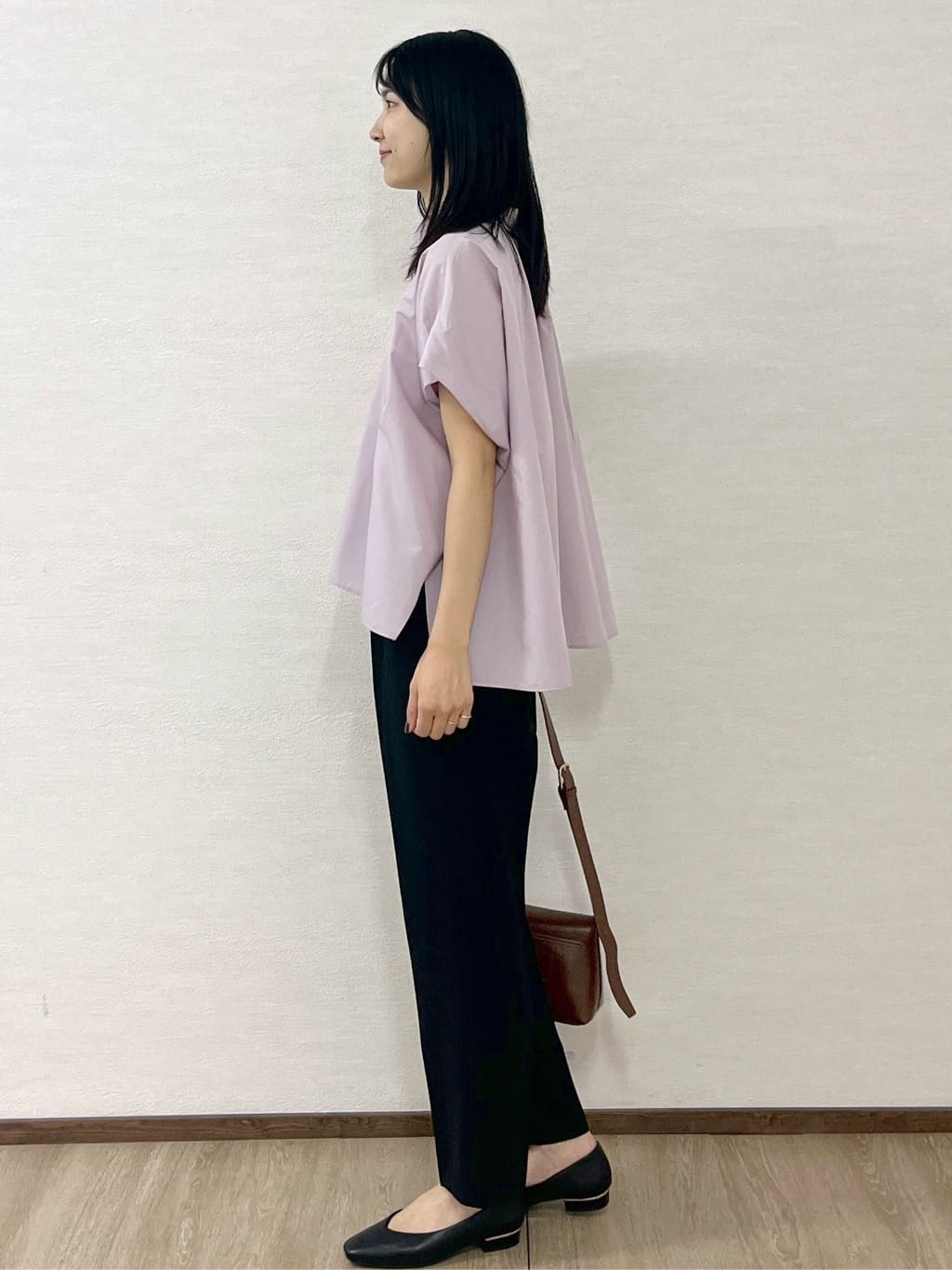 sachikoさんの「OPAQUE.CLIP｜《andGIRL掲載》リラクシーシャツ【洗濯機洗い可】」を使ったコーディネート