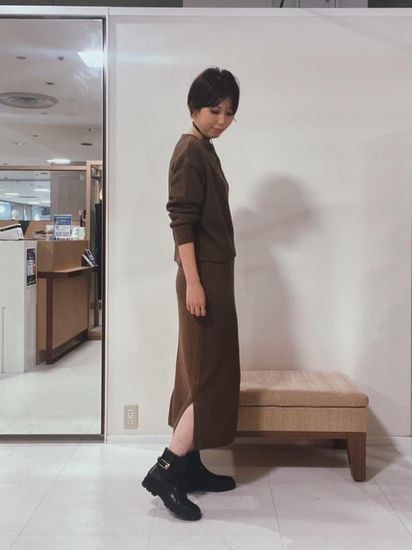 IWAMOさんの「UNTITLED｜【セットアップ可/ゆったり】ウール混ラメニット」を使ったコーディネート