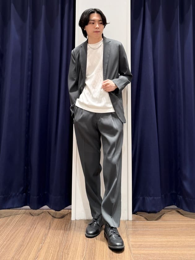 Tightさんの「THE SHOP TK｜【Begin/ビギン10月号掲載】楊柳スマートジャケット　軽量/洗濯機OK/セットアップ可」を使ったコーディネート