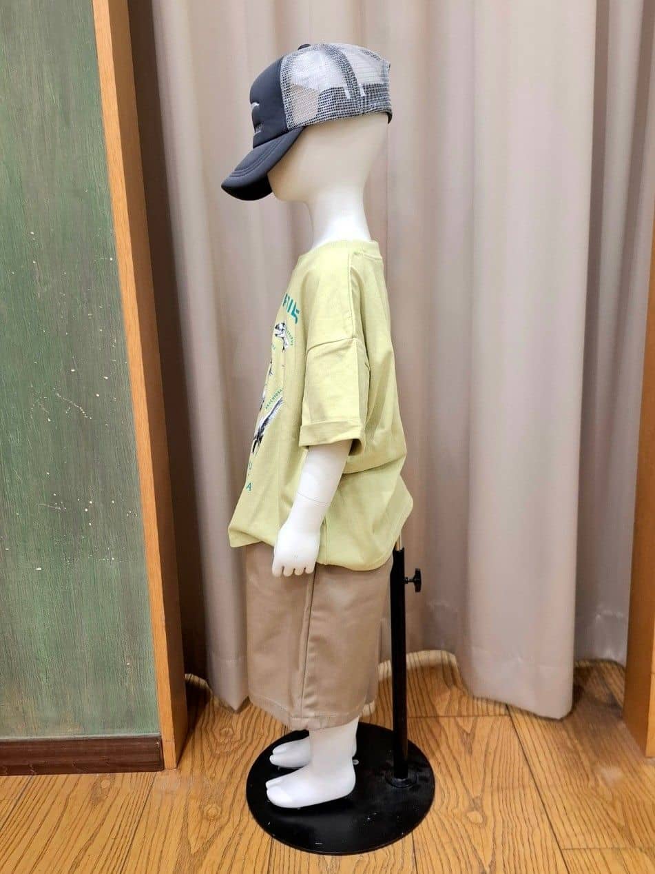 haruさんの「SHOO･LA･RUE｜【100-120cm】猛獣恐竜フォト図鑑Tシャツ」を使ったコーディネート