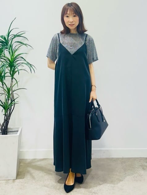 Miwaさんの「UNTITLED｜【洗える】ラメシアーTシャツ」を使ったコーディネート