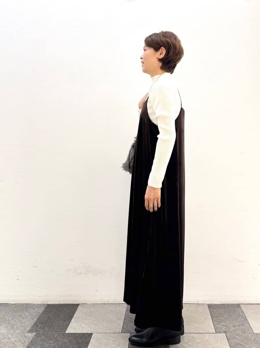 Haruさんの「Dessin｜【洗える】リブタートルネックニット」を使ったコーディネート