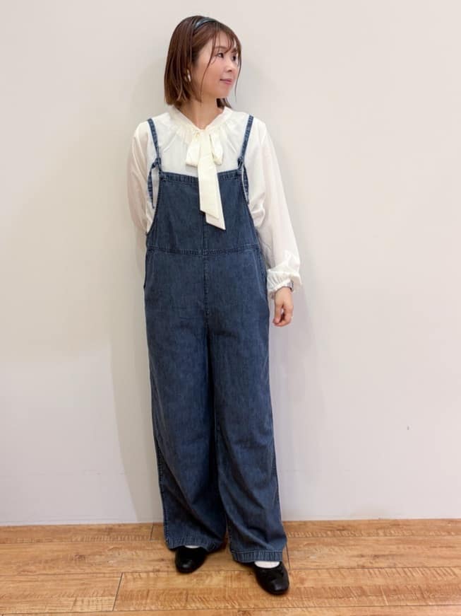 TAKIさんの「SHOO･LA･RUE｜フェザーVネックカーディガン」を使ったコーディネート
