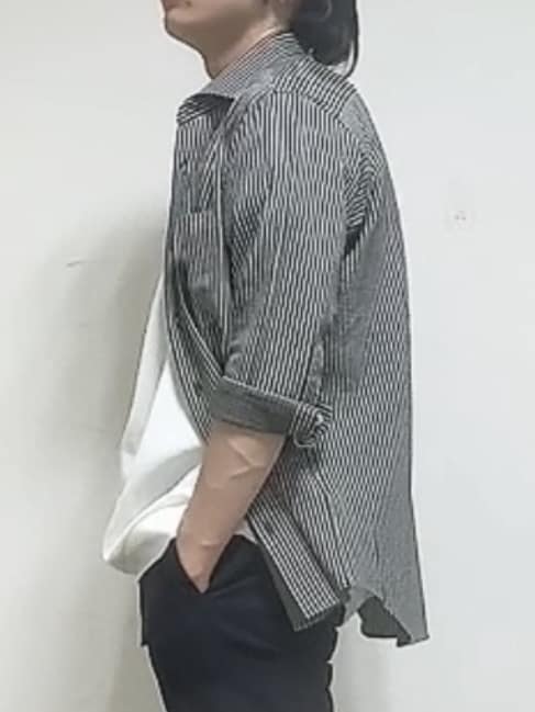 溝端佑太朗さんの「TAKEO KIKUCHI｜◆サイドゴアウエスト ストレートパンツ」を使ったコーディネート