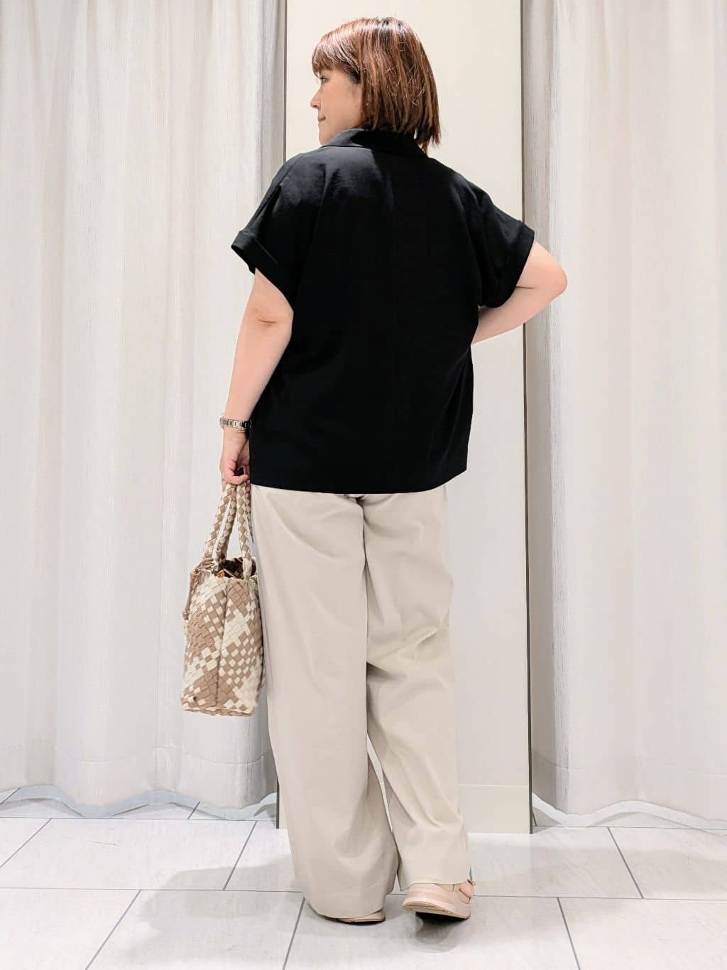 Onumaさんの「UNTITLED｜【ジャージ素材】インナードッキングシアーカットソー」を使ったコーディネート