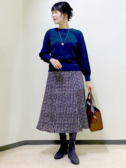  beni_gingerさんの「Reflect｜【SS-4Lサイズ／衿が顔に当たらない◎】スタンドネックミドルコート」を使ったコーディネート