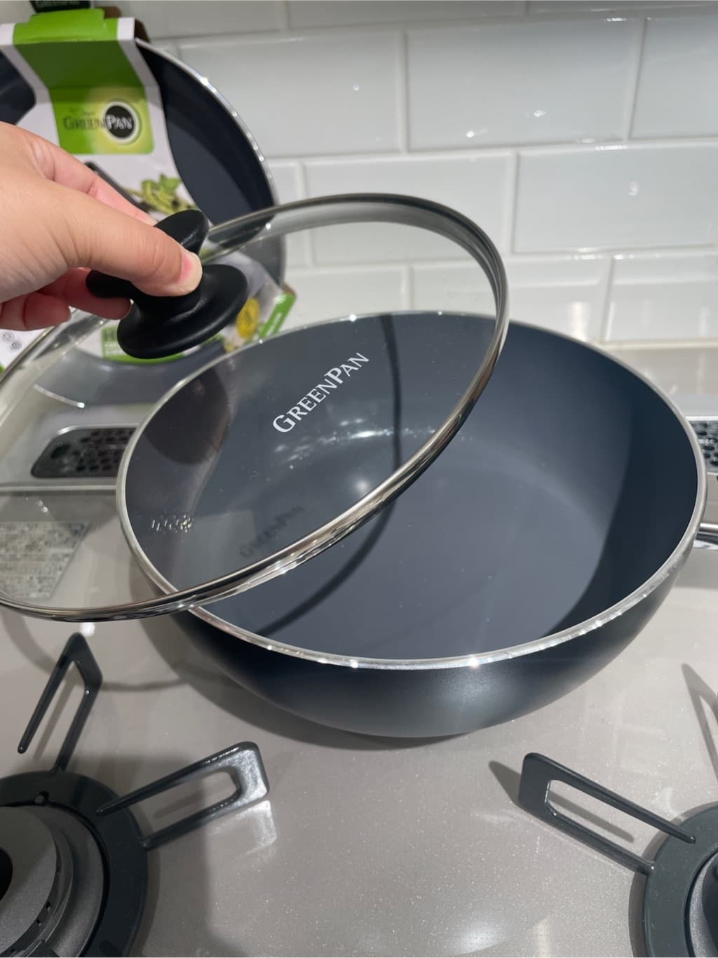 まのちゃんさんの「212 KITCHEN STORE｜エッセンス フライパン 20cm ＜GreenPan  グリーンパン＞」を使ったコーディネート