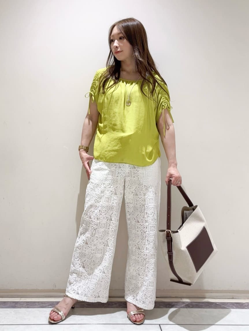sattoさんの「UNTITLED｜リングコードトップネックレス」を使ったコーディネート