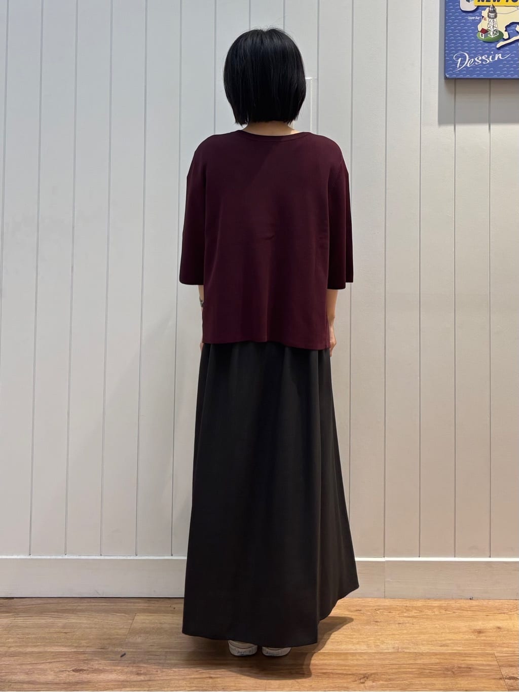 OKADAさんの「Dessin｜【UVカット/洗える】2WAY五分袖カーディガン」を使ったコーディネート