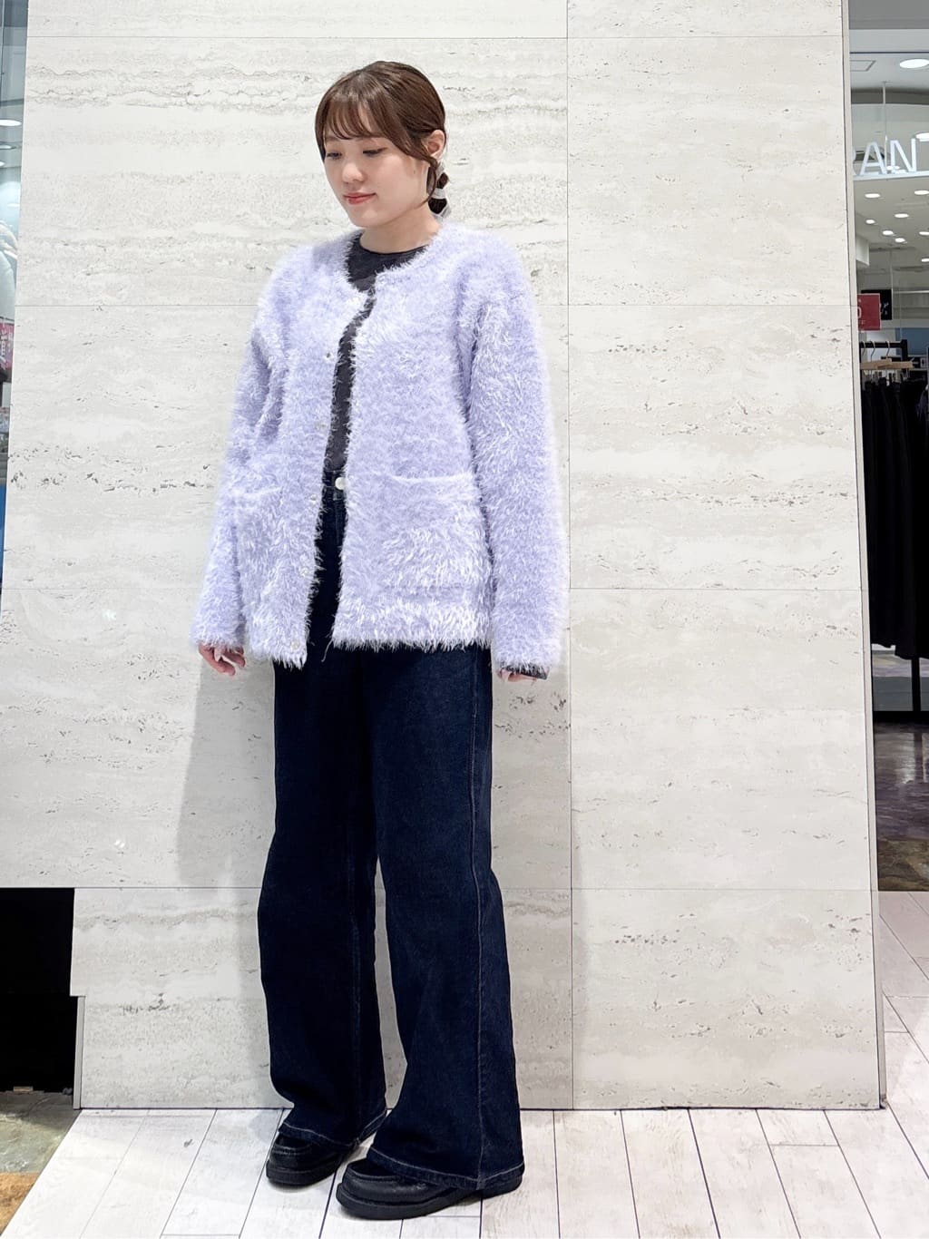 かほさんの「OPAQUE.CLIP｜フロッキーチュールトップス【洗濯機OK】」を使ったコーディネート
