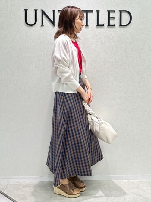 Miwaさんの「UNTITLED｜フープトップネックレス」を使ったコーディネート