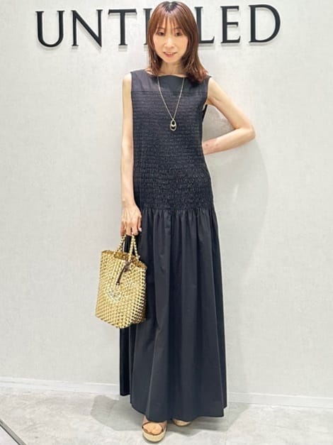 Miwaさんの「UNTITLED｜ライトダブルリングネックレス」を使ったコーディネート