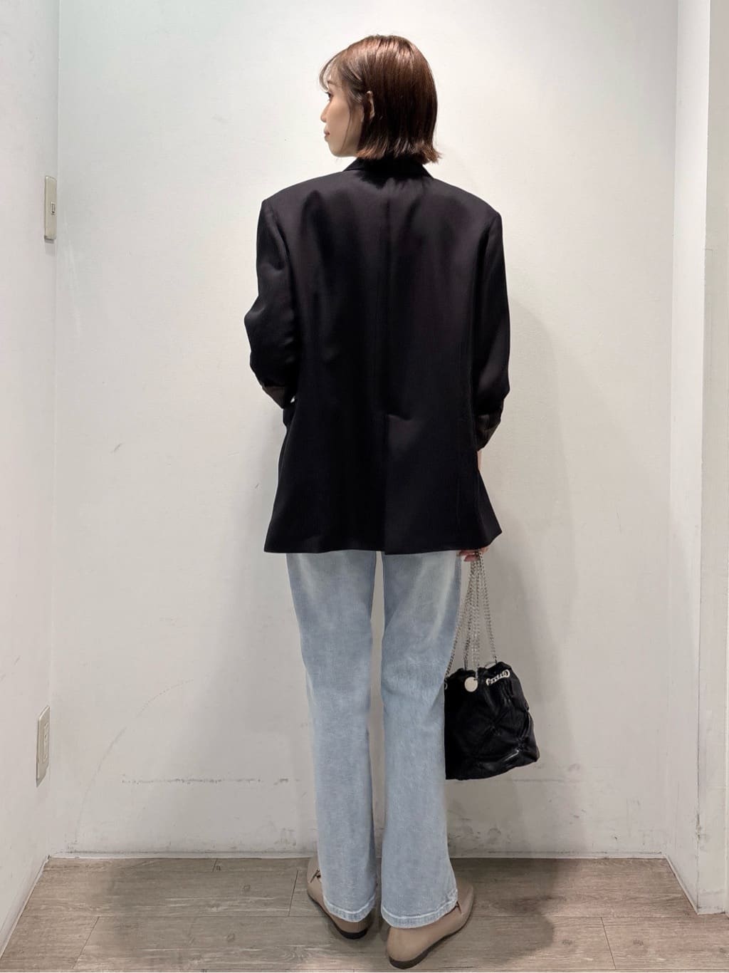 ぶまりんさんの「OPAQUE.CLIP｜【es】ビッグテーラードジャケット【UVケア/洗濯機OK】」を使ったコーディネート