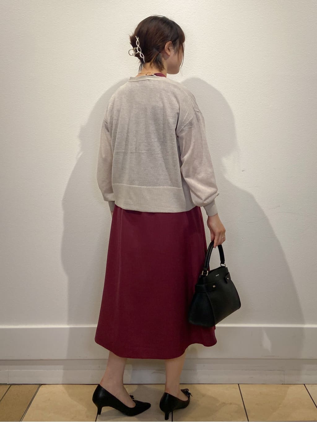 kimiさんの「index｜《5色展開》コンパクトショートカーディガン【洗濯機洗い可】」を使ったコーディネート