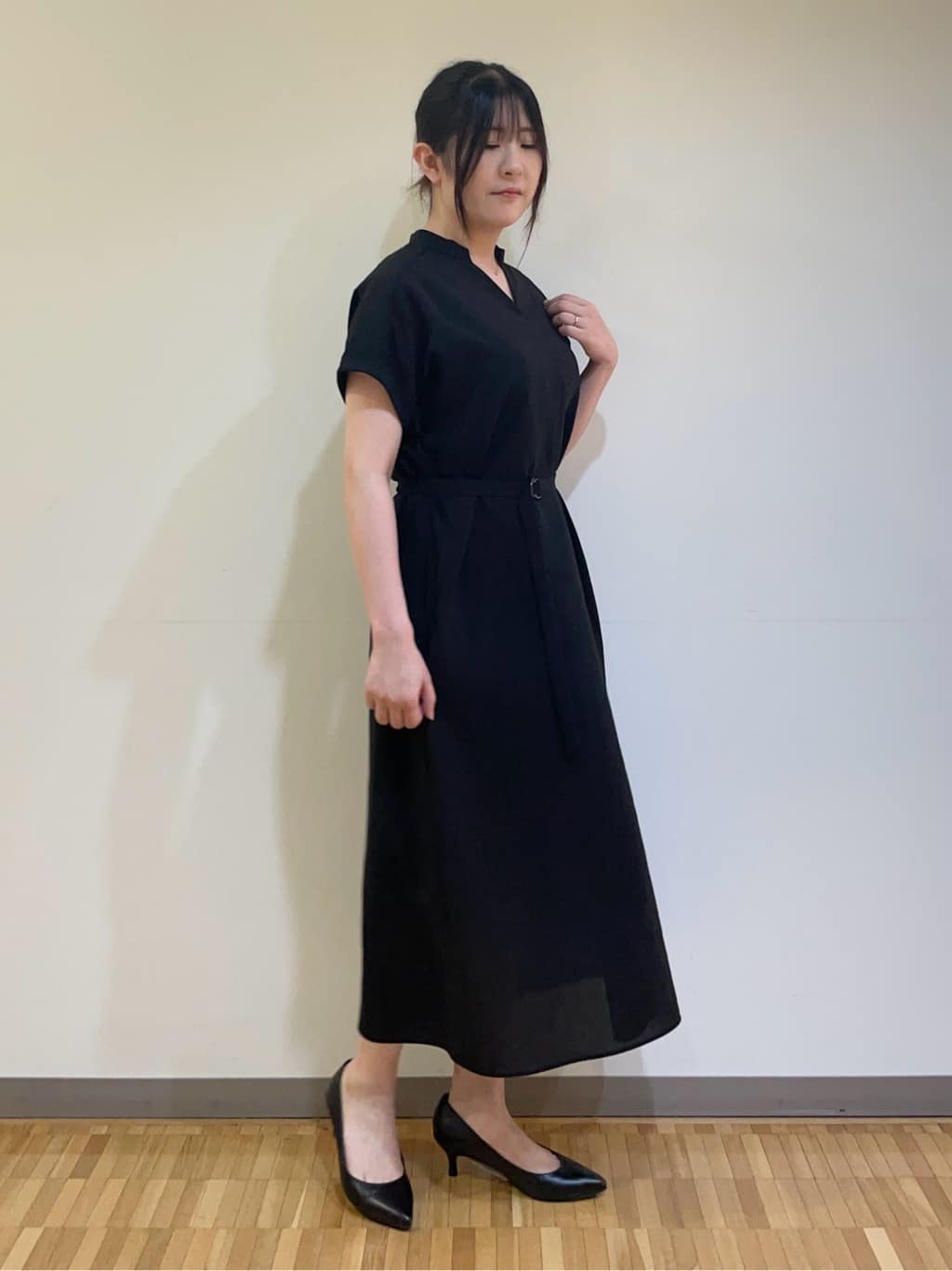 フナキさんの「UNTITLED｜【UV/はっ水】リラククールワンピース」を使ったコーディネート