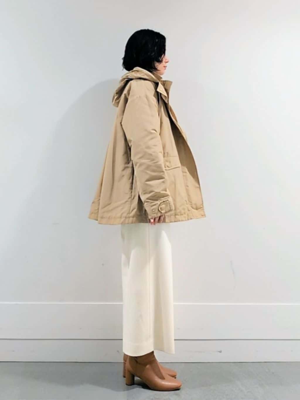 ミズタさんの「UNTITLED｜【8色展開/洗える】ウールカシミヤ ハイネックニット」を使ったコーディネート