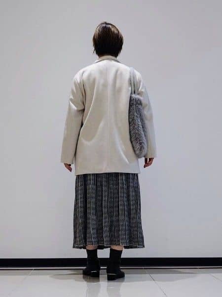 gissyさんの「INDIVI｜【2WAY】フェイクファートート」を使ったコーディネート