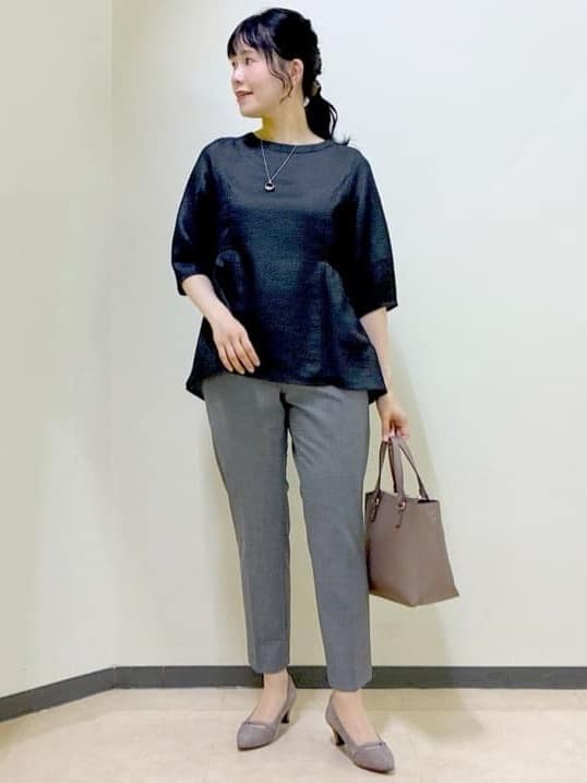  beni_gingerさんの「Reflect｜【すっきり見え！長め丈】ペプラムデザインシアーブラウス」を使ったコーディネート