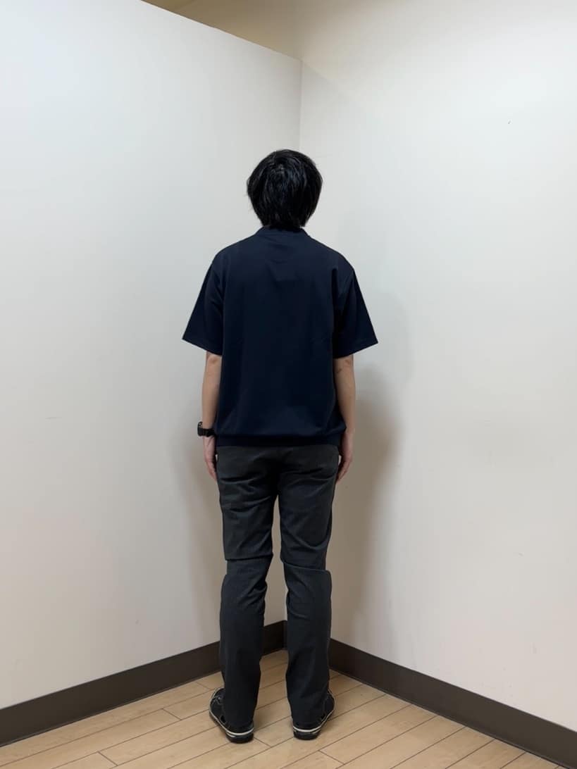 あきやまさんの「TAKEO KIKUCHI｜【Made in JAPAN】播州織 ヘリンボン ストレート パンツ」を使ったコーディネート