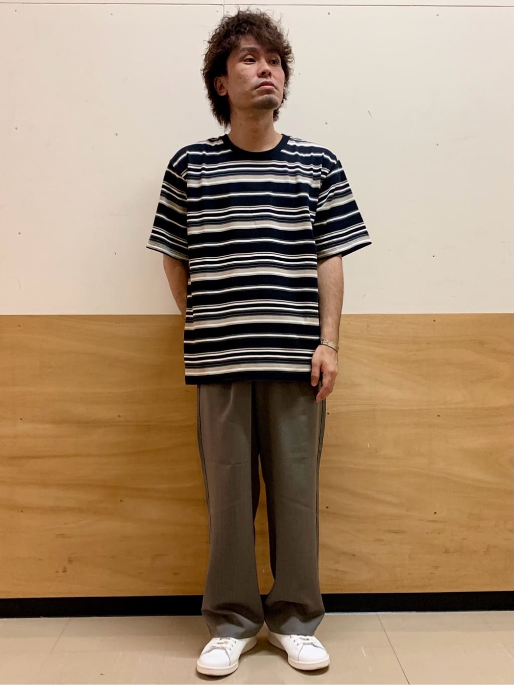 MATUさんの「THE SHOP TK｜マルチボーダープルオーバー S／S」を使ったコーディネート