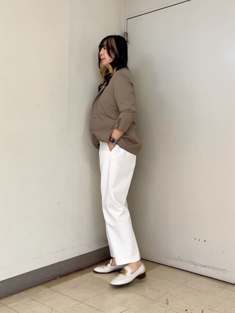 iwさんの「TAKEO KIKUCHI｜【COOL CITY WEAR】アーバンクール ジャケット /接触冷感・吸水速乾」を使ったコーディネート