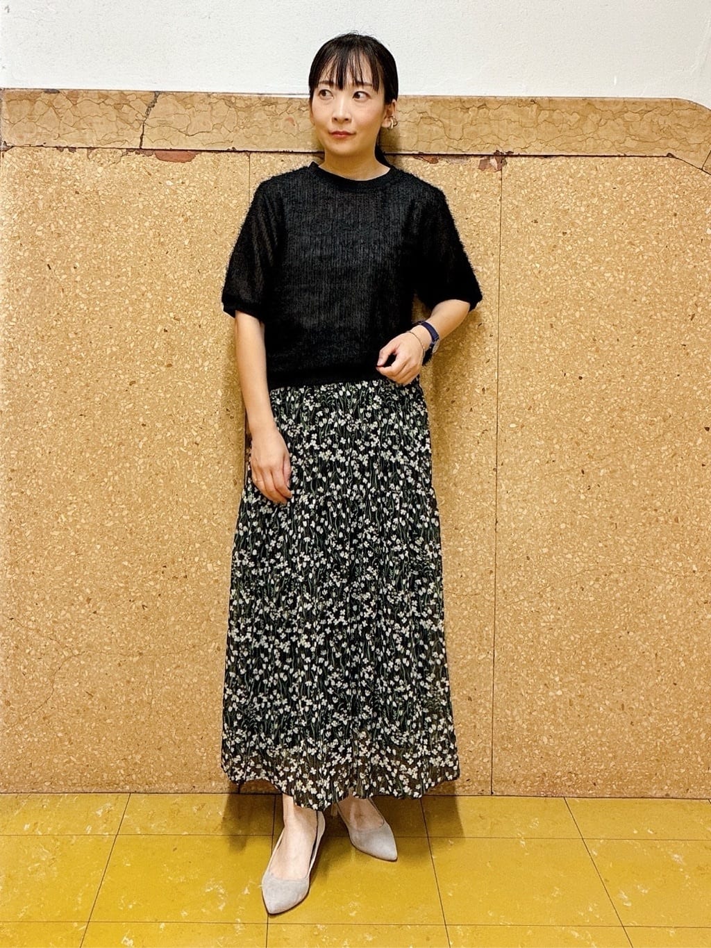 hattoriさんの「INDIVI｜ヘアリージャカードトップス」を使ったコーディネート