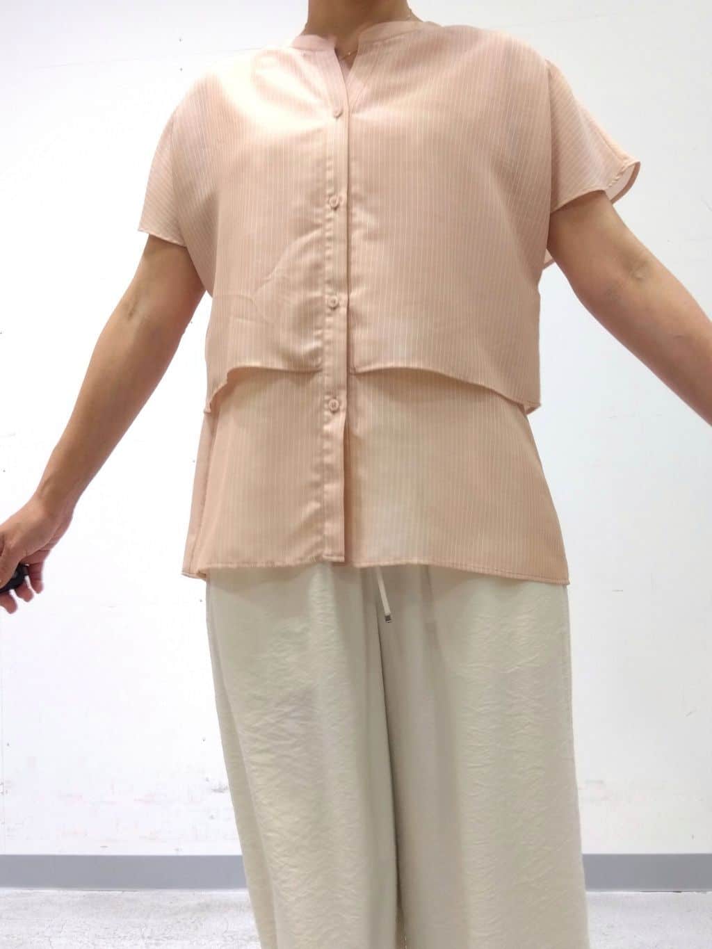 Kさんの「INDIVI｜【洗える／UVケア／SETUP可能】ドロストワイドパンツ」を使ったコーディネート