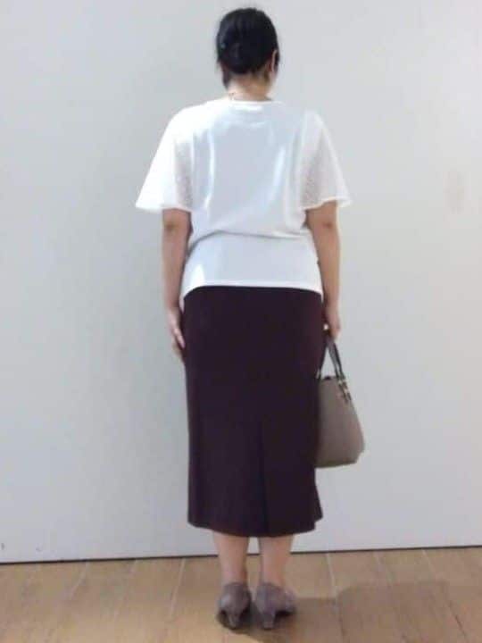 sakoさんの「Reflect｜幾何レーススリーブプルオーバージャージ」を使ったコーディネート