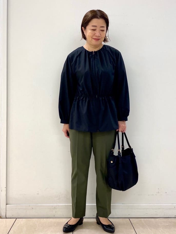 ksmさんの「Reflect｜【パンツにもスカートにも合わせやすい◎】ライティブルゾン」を使ったコーディネート