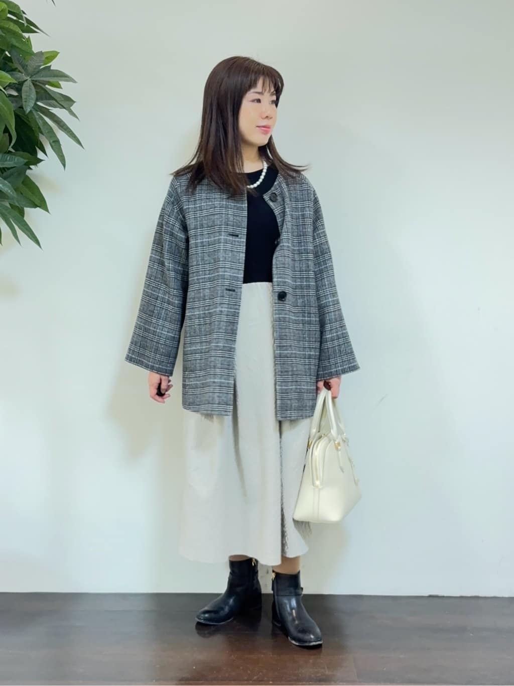 CHISATOさんの「UNTITLED｜【ミディ丈/軽やか】セミラグランリバー コート」を使ったコーディネート