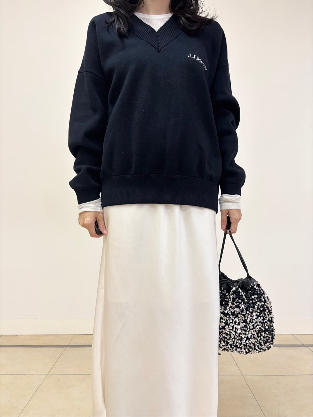 YOKOTAさんの「DRESSTERIOR｜◆【洗える/リブベロア】シアーリブベロアカットソー」を使ったコーディネート